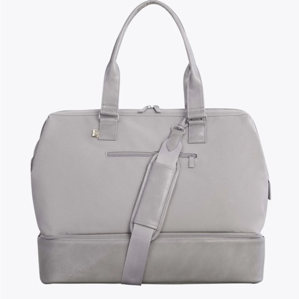 Béis The Mini Weekender Bag in Grey
